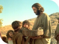 Jezus krijgt mand